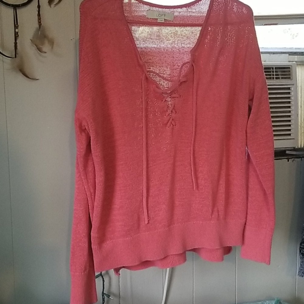 Criss cross sweater